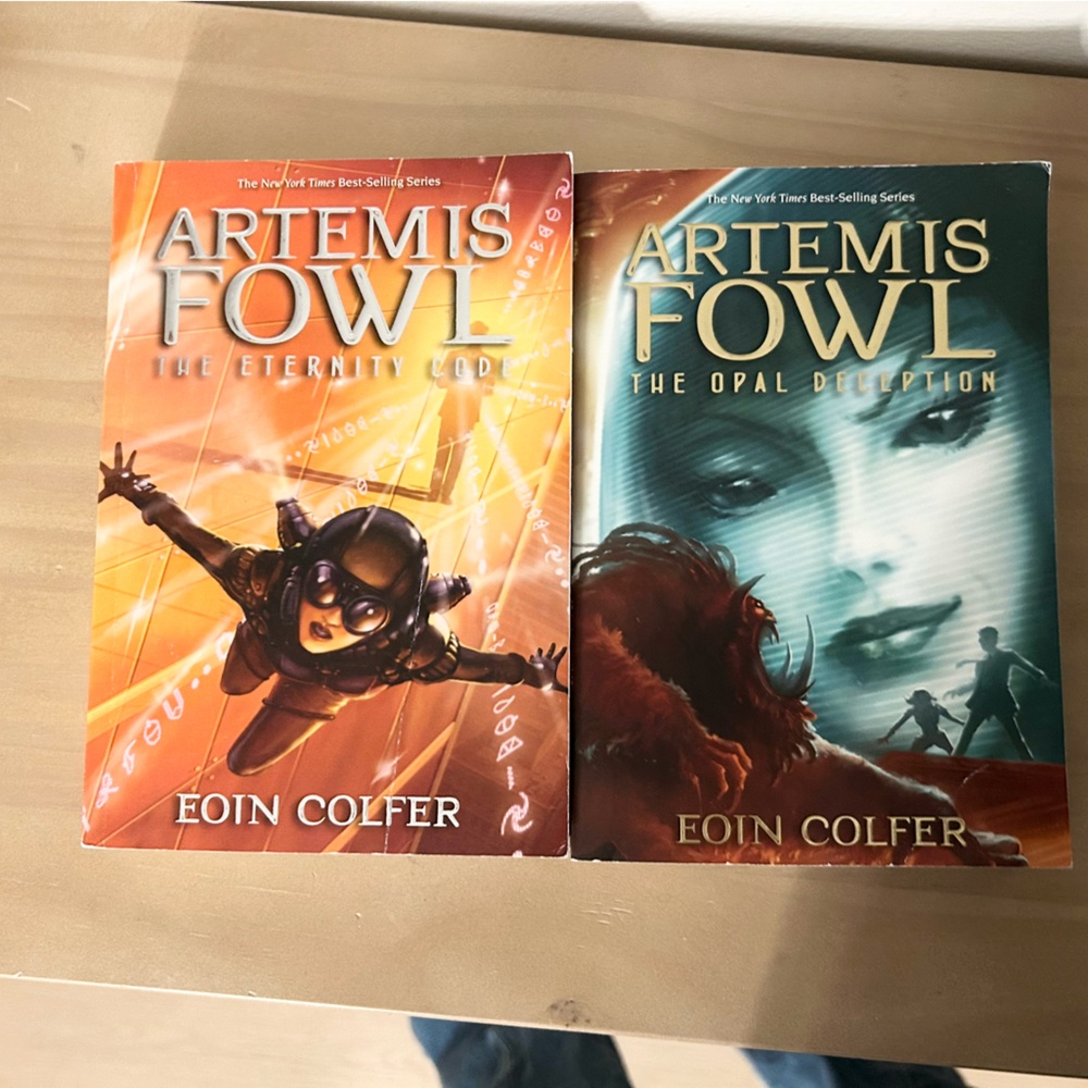 Artemis Fowl 2 Book Set Opal Deception & Eternity Code PB